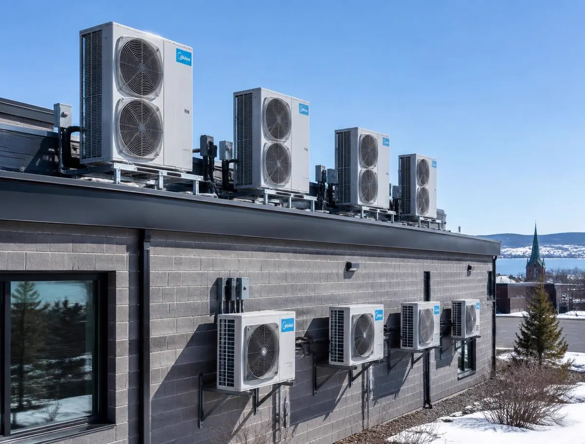 Thermopompes commerciales installées au Saguenay